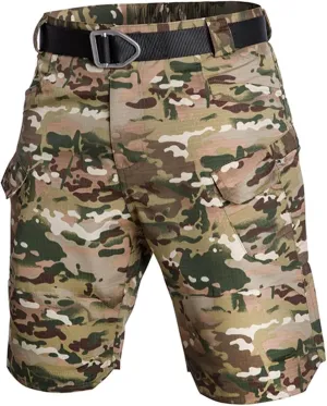 Men's Stretch Tactical Shorts Water Resistant Ripstop Cargo Shorts Outdoor Lightweight Work Hiking Pants