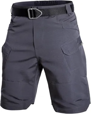 Men's Stretch Tactical Shorts Water Resistant Ripstop Cargo Shorts Outdoor Lightweight Work Hiking Pants