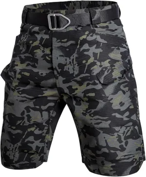 Men's Stretch Tactical Shorts Water Resistant Ripstop Cargo Shorts Outdoor Lightweight Work Hiking Pants