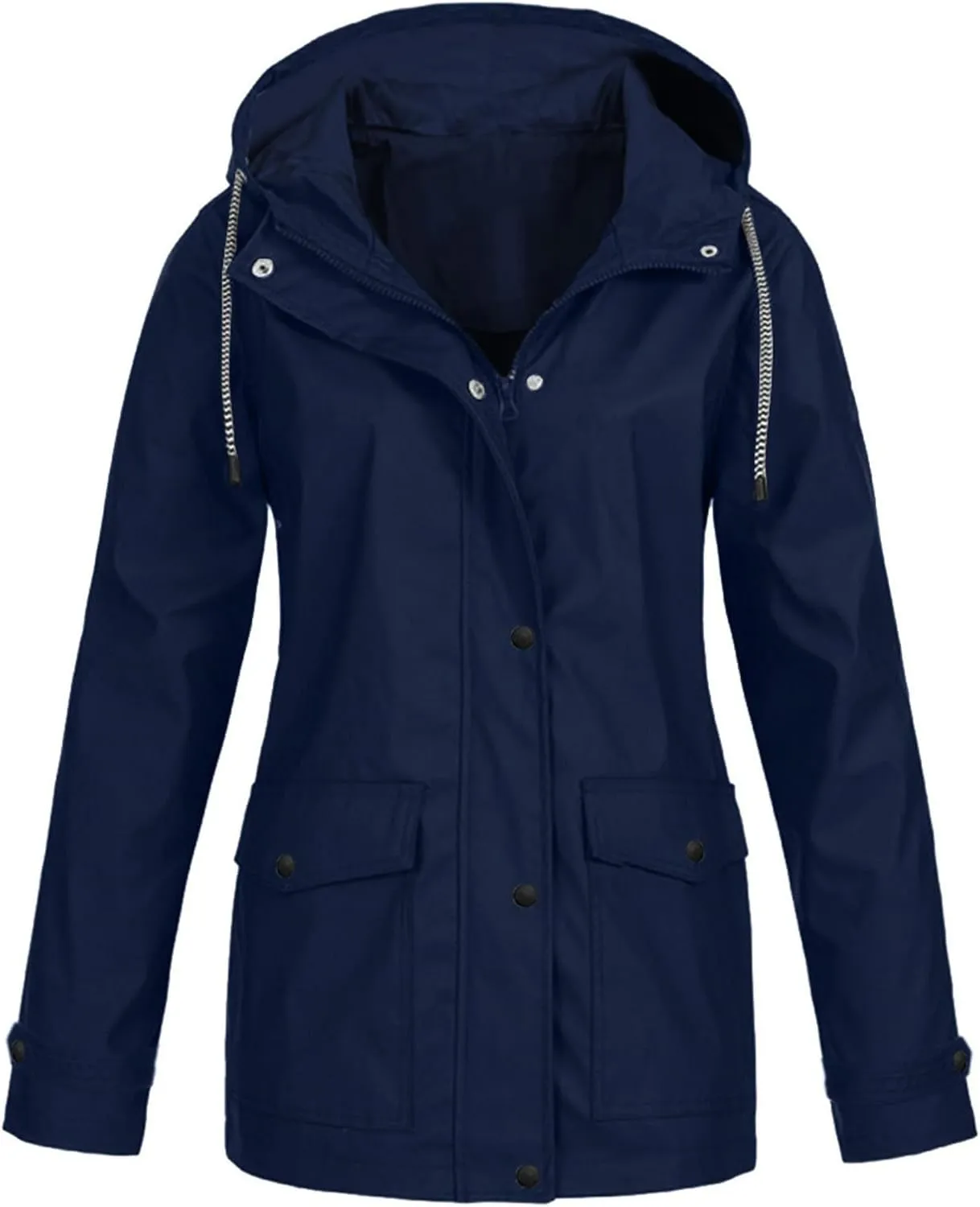 Mens Winter Coat Jacket Autumn&Winter Long Men's Solid Collar Sleeve Turn-down Top Men's Coats & Leather Trench Coat