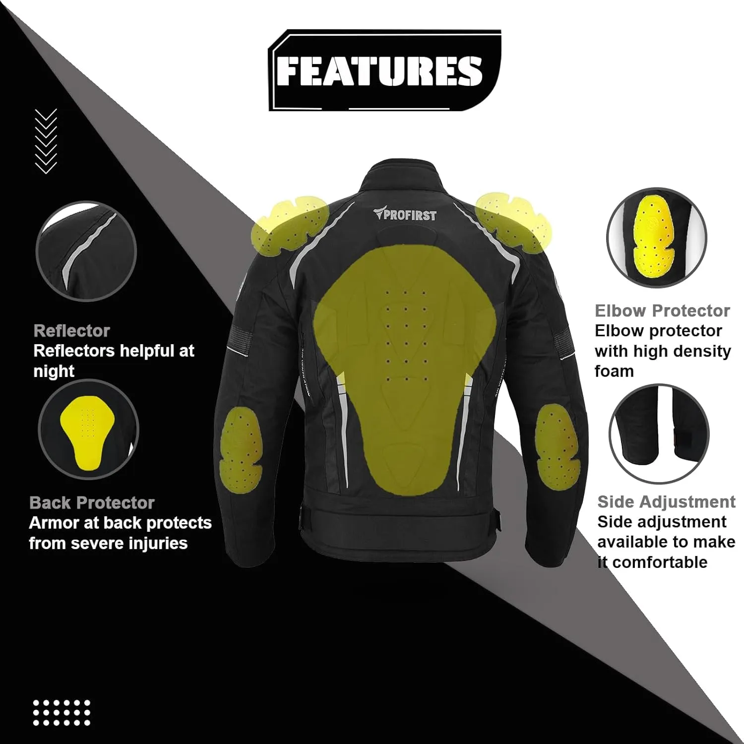 Motorbike Protective Jacket For Men Motorcycle Offroad Dirtbike Jacket CE Armored Dualsports Enduro Motorcycle Jacket