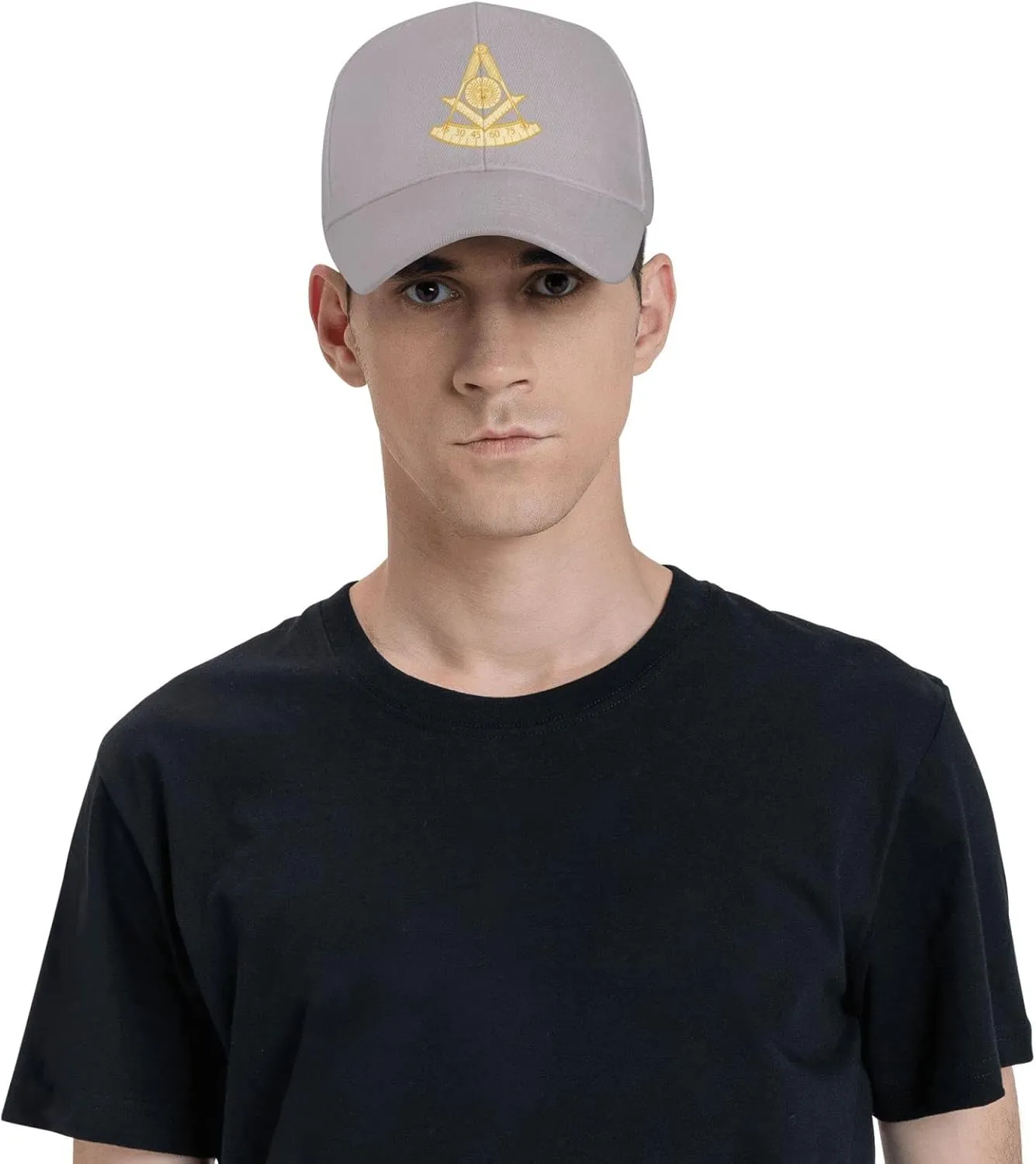 ONVOWO Past Master Jewel Funny Gifts Baseball Hats Men Black Hip Hop Hat Flat Hat Adjustable Cap Snapback Hat for Men Women