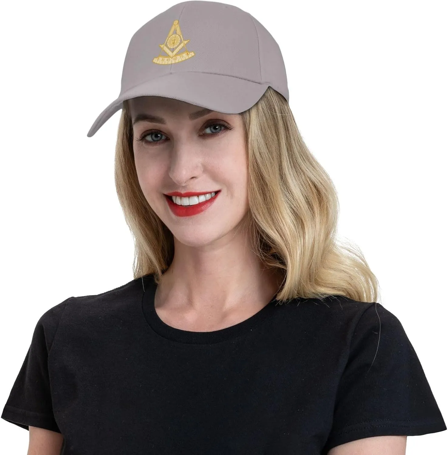 ONVOWO Past Master Jewel Funny Gifts Baseball Hats Men Black Hip Hop Hat Flat Hat Adjustable Cap Snapback Hat for Men Women