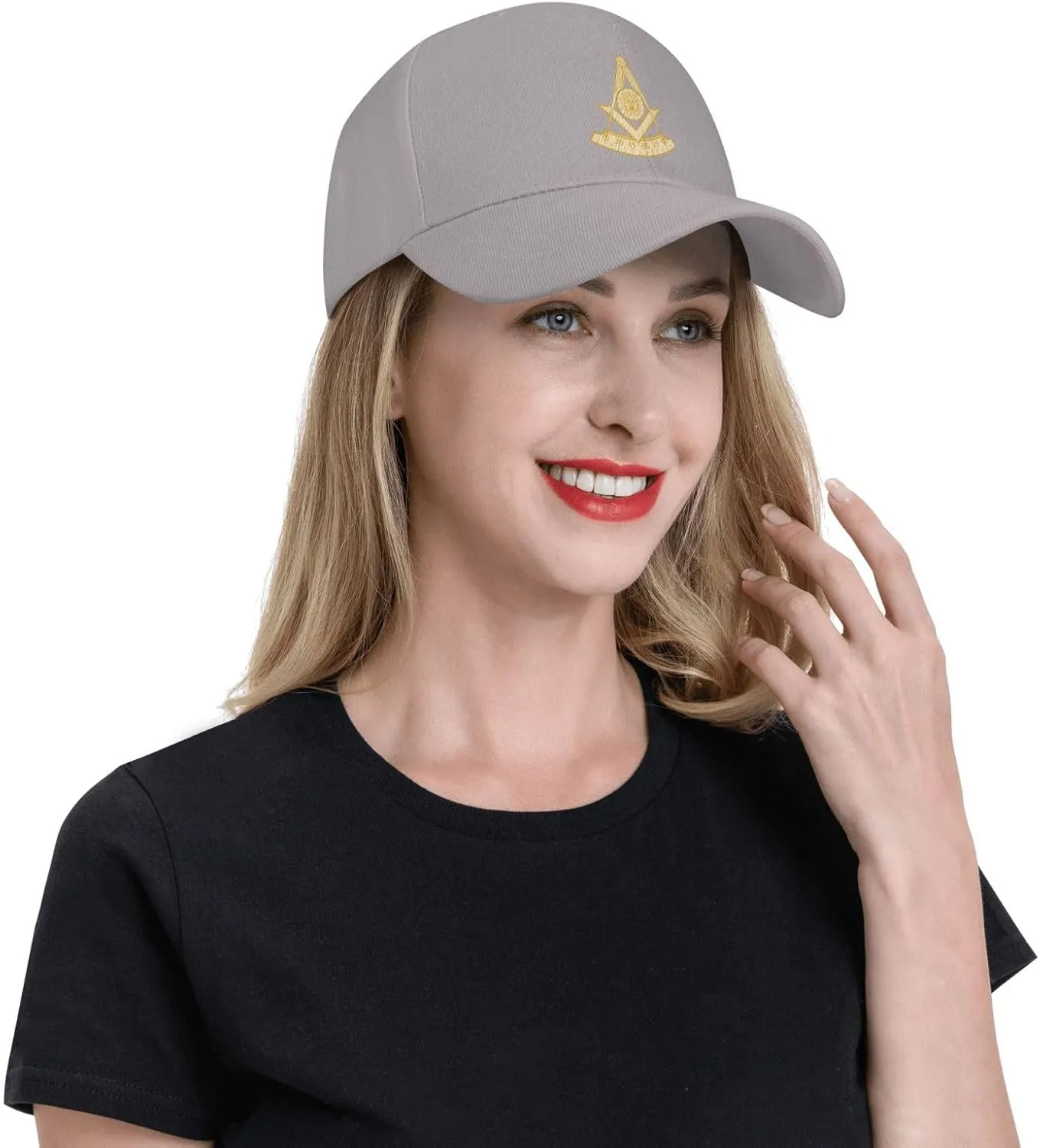 ONVOWO Past Master Jewel Funny Gifts Baseball Hats Men Black Hip Hop Hat Flat Hat Adjustable Cap Snapback Hat for Men Women