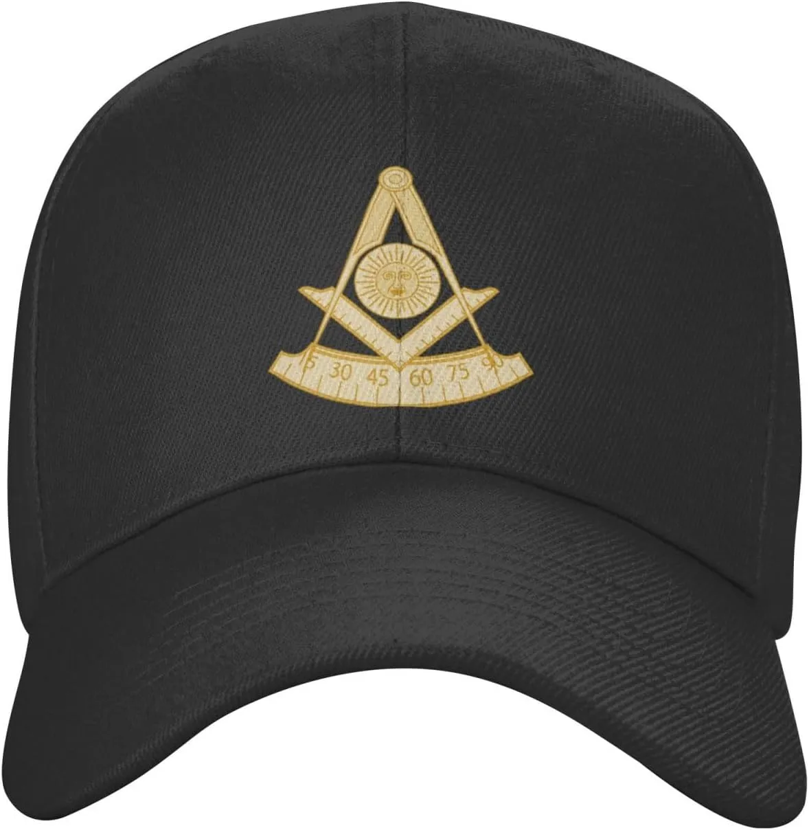 ONVOWO Past Master Jewel Funny Gifts Baseball Hats Men Black Hip Hop Hat Flat Hat Adjustable Cap Snapback Hat for Men Women