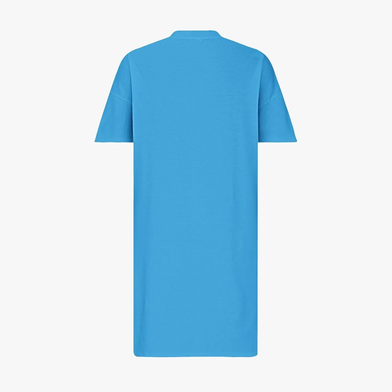 Plus Size Dress for Women Summer Solid Casual Sundresses Short Sleeve Knee Length Shirt Dress with Pockets