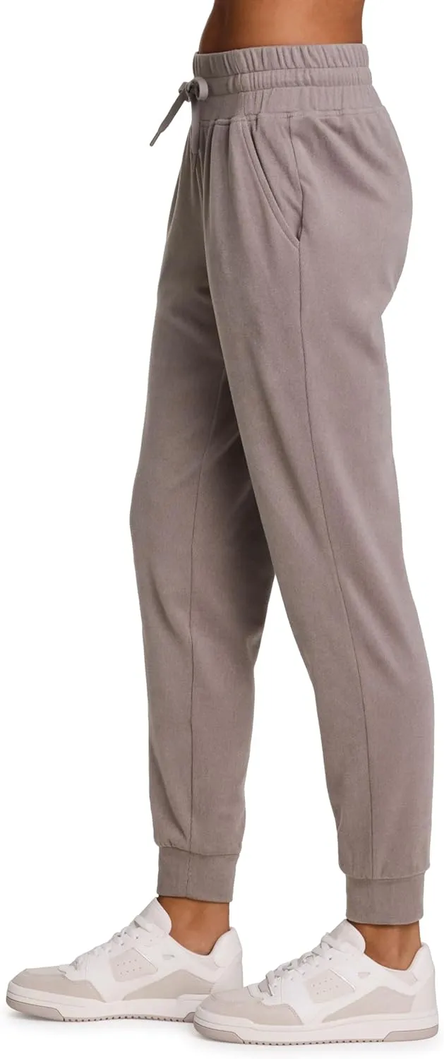 RBX Activewear Jogger Sweatpants for Women Buttery Soft Plush Yoga Pants with Pockets Full Length Jogger Pant
