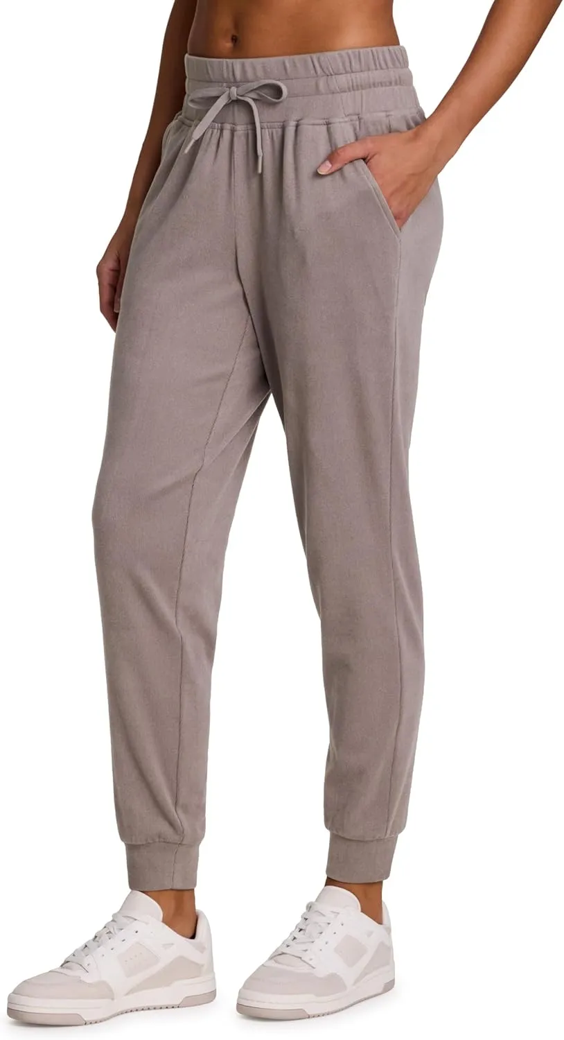 RBX Activewear Jogger Sweatpants for Women Buttery Soft Plush Yoga Pants with Pockets Full Length Jogger Pant