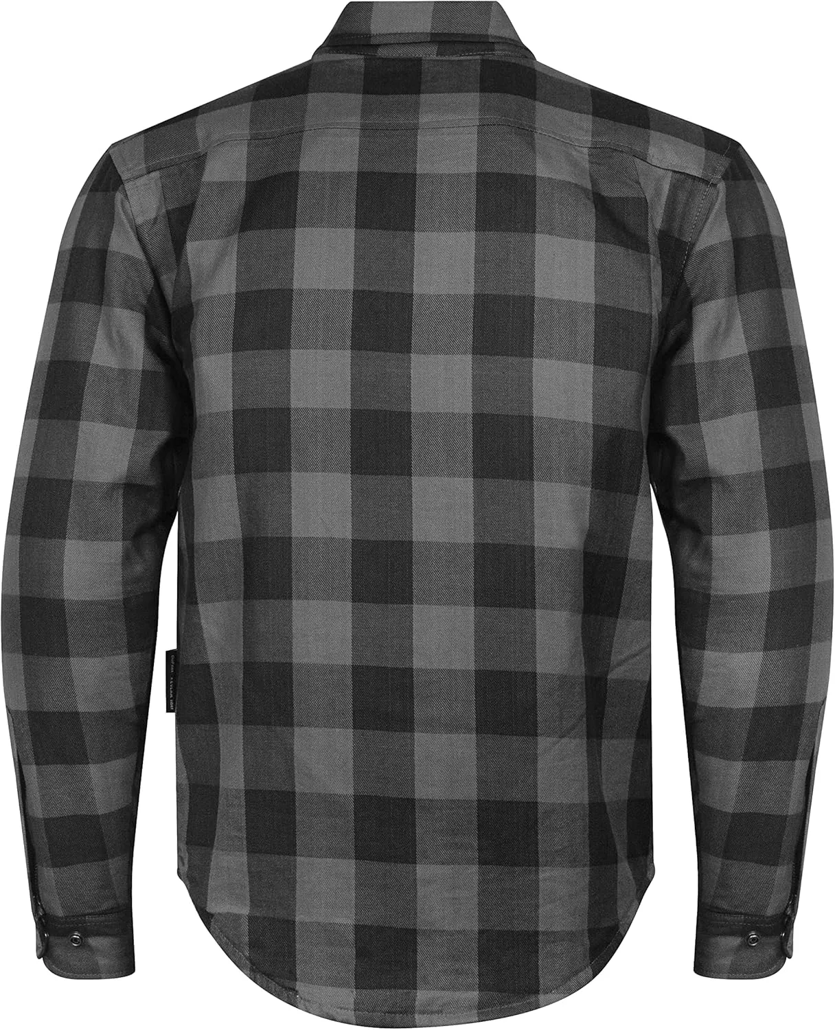 Riparo Motorcycle Riding Work Shirt for Men Long Sleeve Flannel Armored Shirt with Kevlar and CE Removable Protectors
