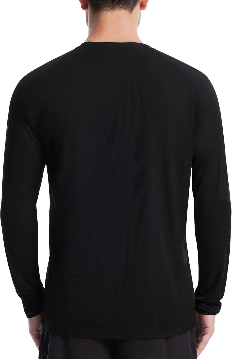 Roadbox Men's UPF 50  Swim Rash Guard, Long Sleeve UV Sun Protection SPF Water Shirts Quick Dry for Outdoor Fishing Hiking