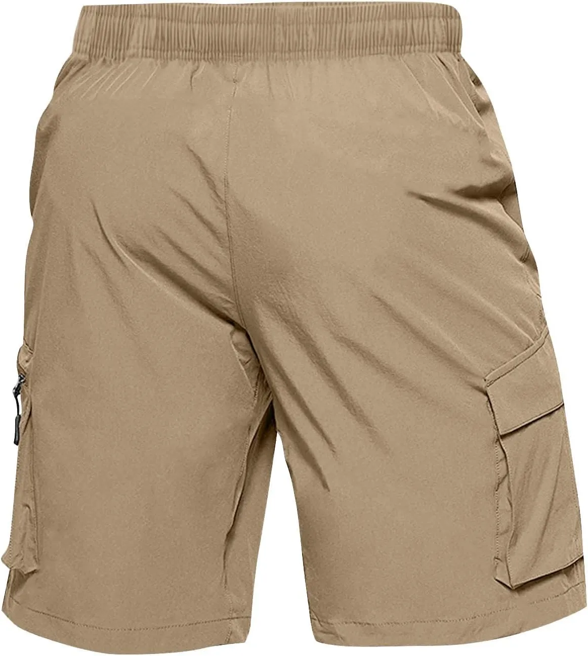 RTRDE Men's Shorts Casual Hiking Cargo Shorts Work Casual Summer Lightweight Bermuda Shorts with Pockets Golf, M-4XL