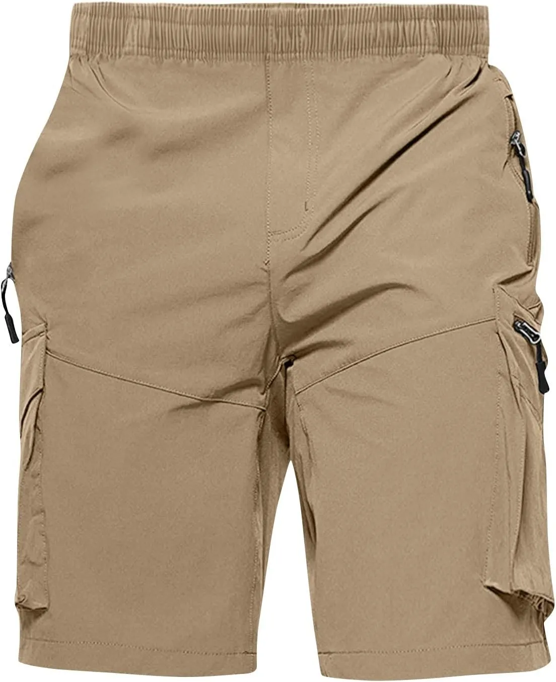 RTRDE Men's Shorts Casual Hiking Cargo Shorts Work Casual Summer Lightweight Bermuda Shorts with Pockets Golf, M-4XL