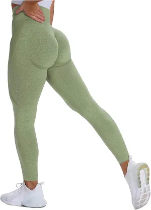 Running Leggings for Women Butt Lift Seamless High Waist Stretchy Tummy Control Sports Yoga Leggings Summer Sportwear