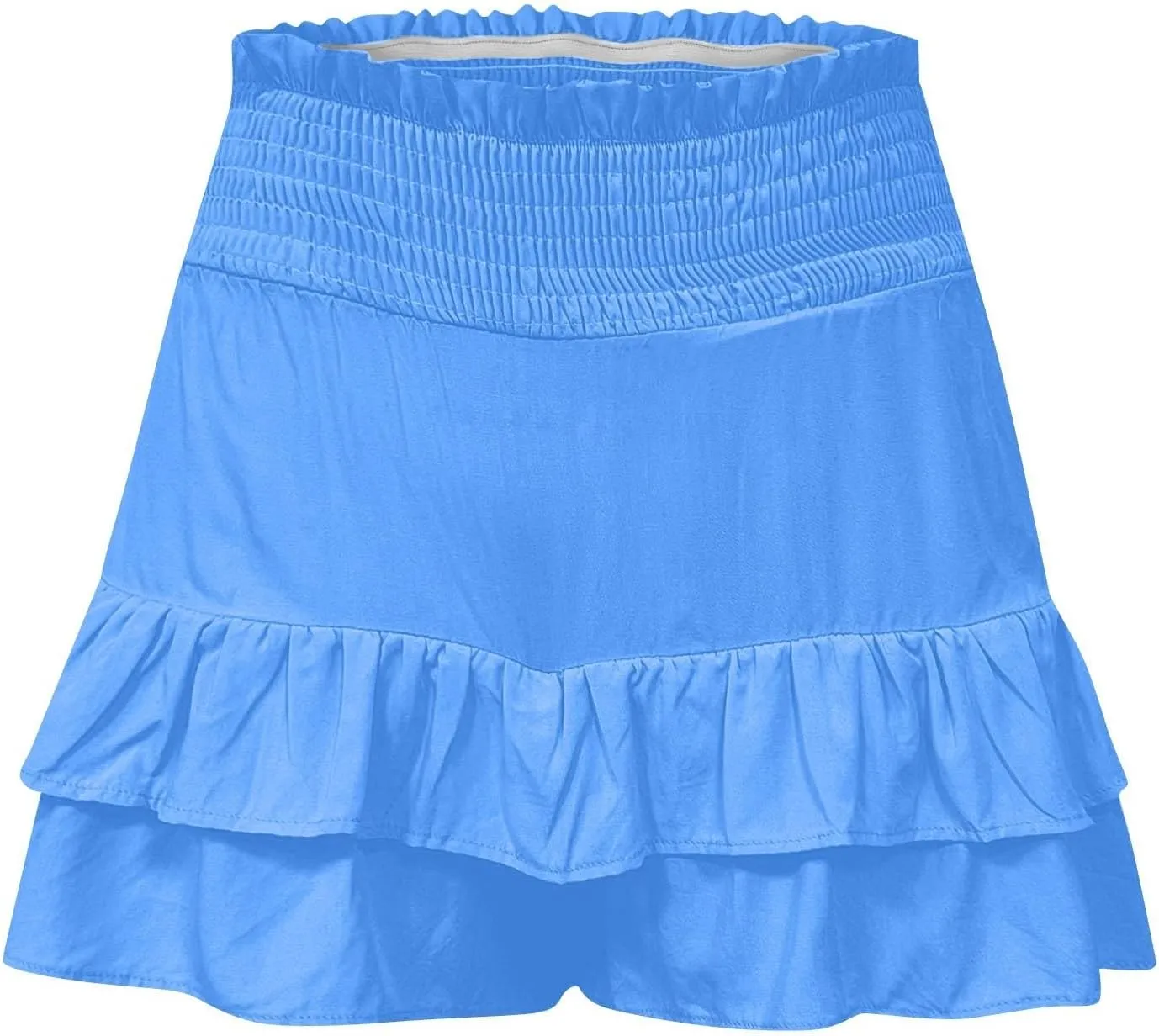 Skorts for Woman Tennis Golf Summer Ruffle Outfits Comfy Boho High Waist Skorts Crochet Casual Trendy Flowy Skirts