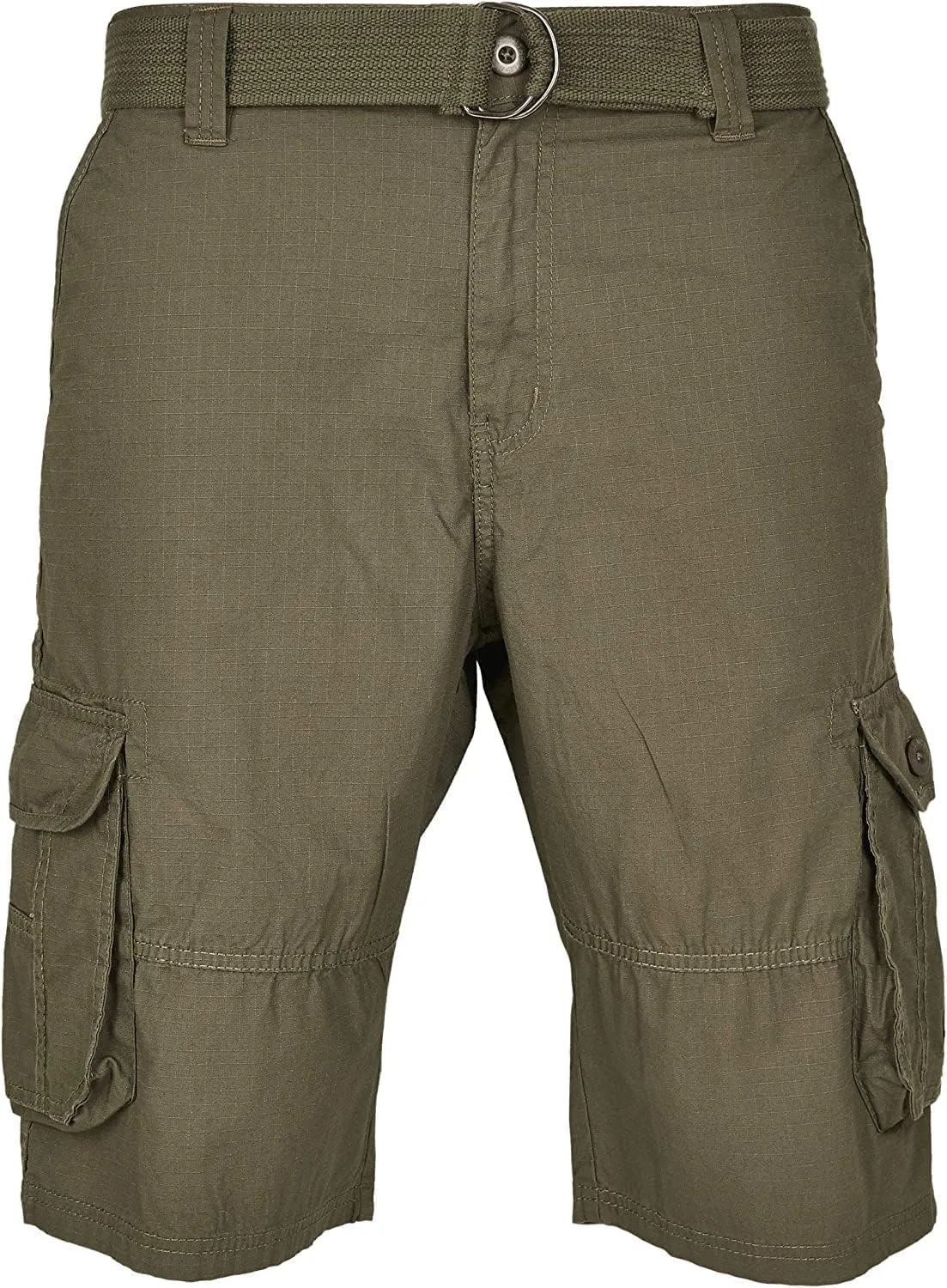 Southpole Men's Ripstop Belted Cargo Shorts