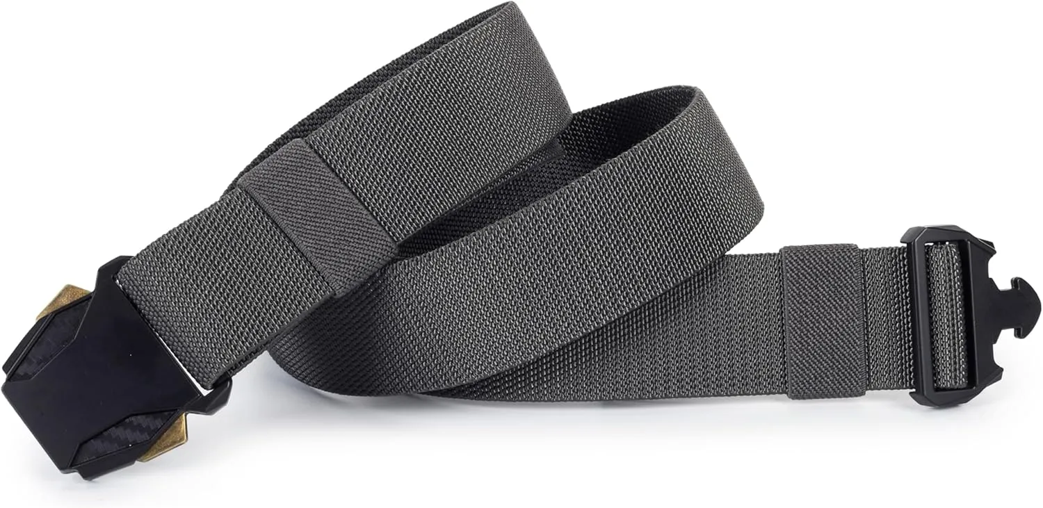 Tactical Belt Men Gun-Belt - Military Hiking Rigger Web Work Belt