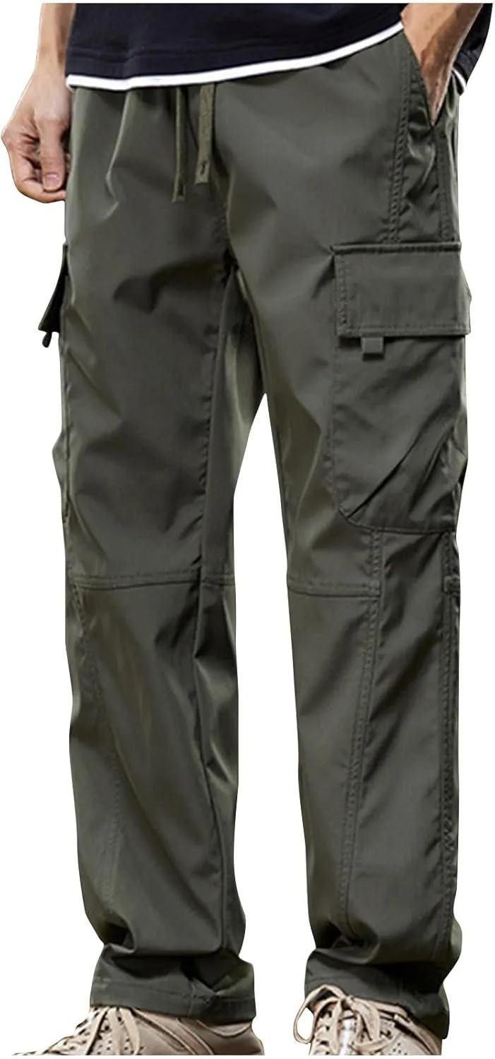 Tactical Work Pants For Men Outdoor Utility Fishing Hiking Long Pants Miliary Uniform Cargo Pants With Multi Pockets