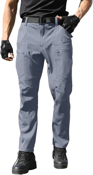 Travel Cargo Pants for Men, Lightweight Outdoor Utility Trendy Mens Work Pants