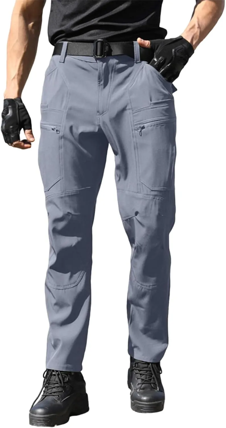 Travel Cargo Pants for Men, Lightweight Outdoor Utility Trendy Mens Work Pants