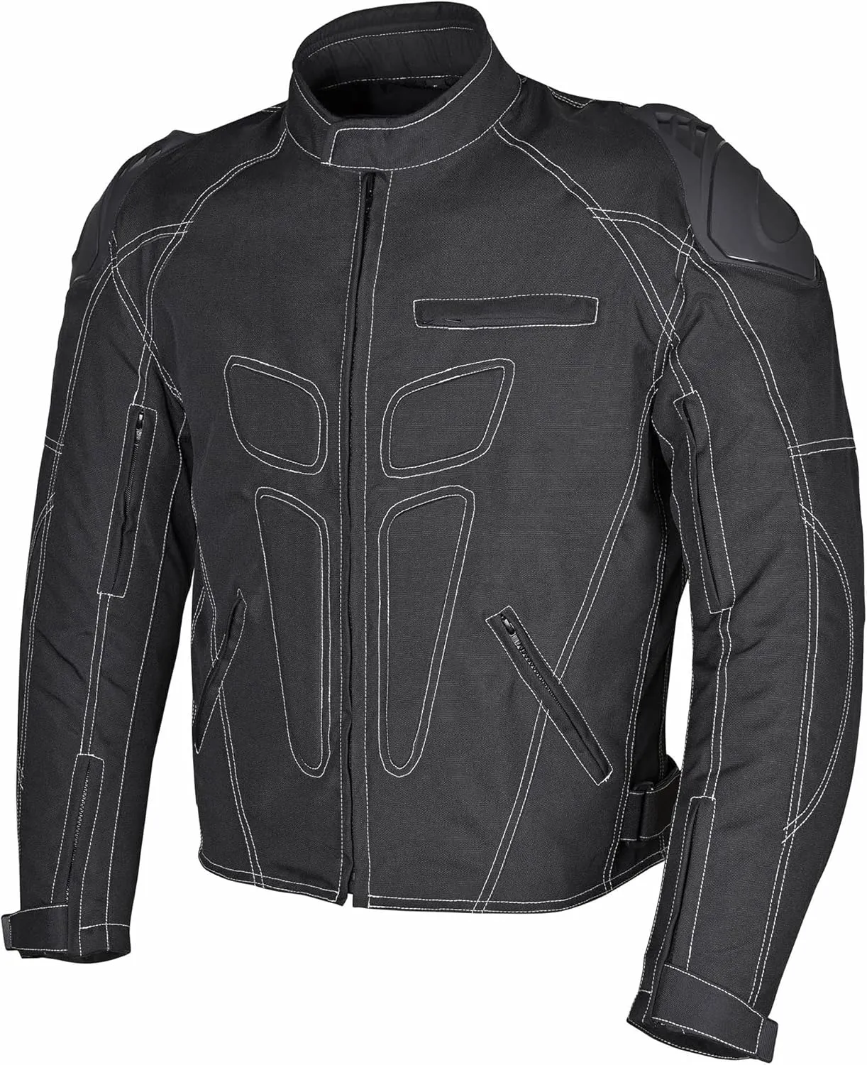 WICKED STOCK Motorcycle Jacket for Men Motorbike Powersport Riding Gear Dirt Bike Racing Adventure Biker Jackets