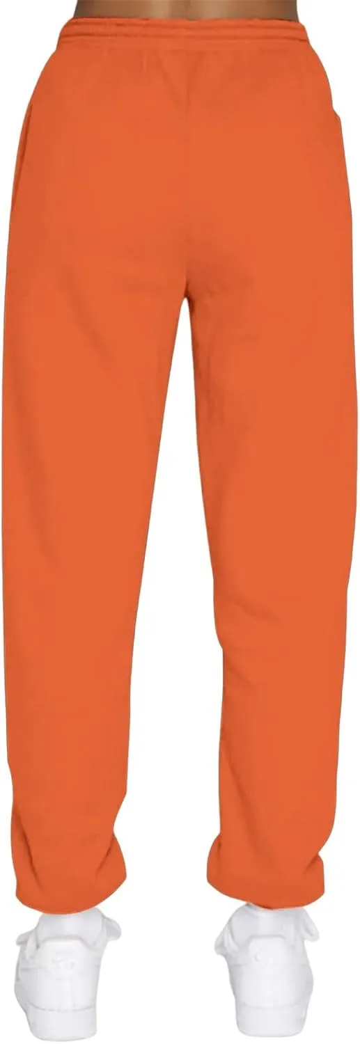 Women High Waisted Baggy Sweatpants 2024 Jogger Pants Y2k Trendy Lounge Trousers Pockets Baggy Cinch Bottom Jogger