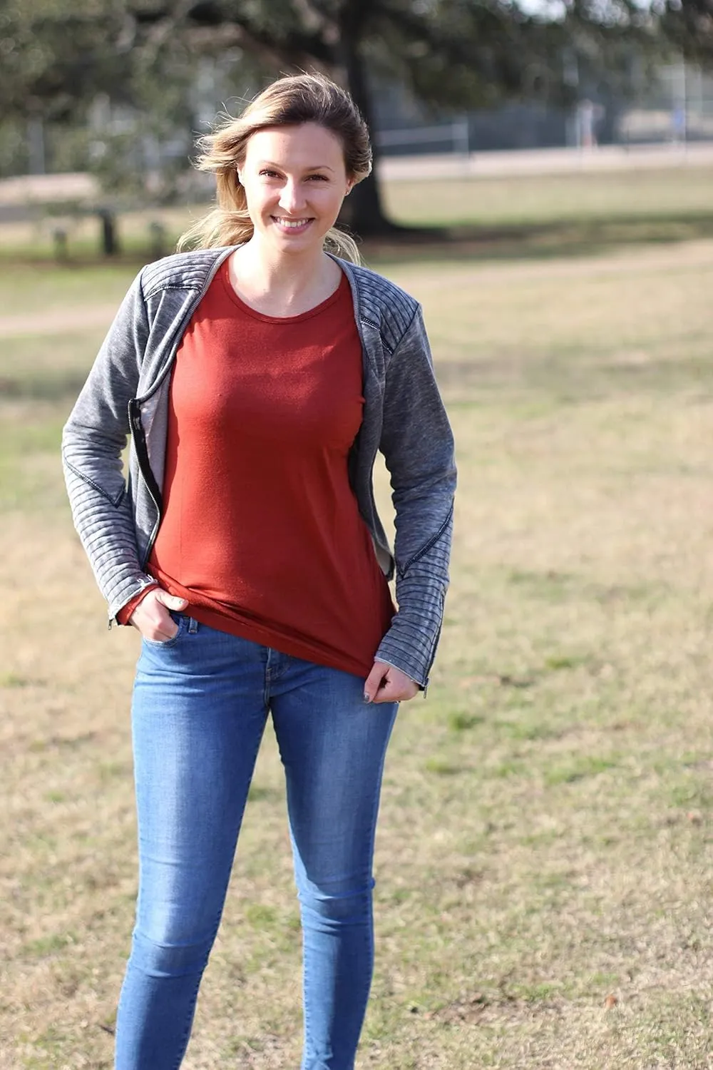 Women's 100% Merino Wool Long Sleeve Shirt - Moisture Wicking - Ultralight and Soft - Odor Base Layer