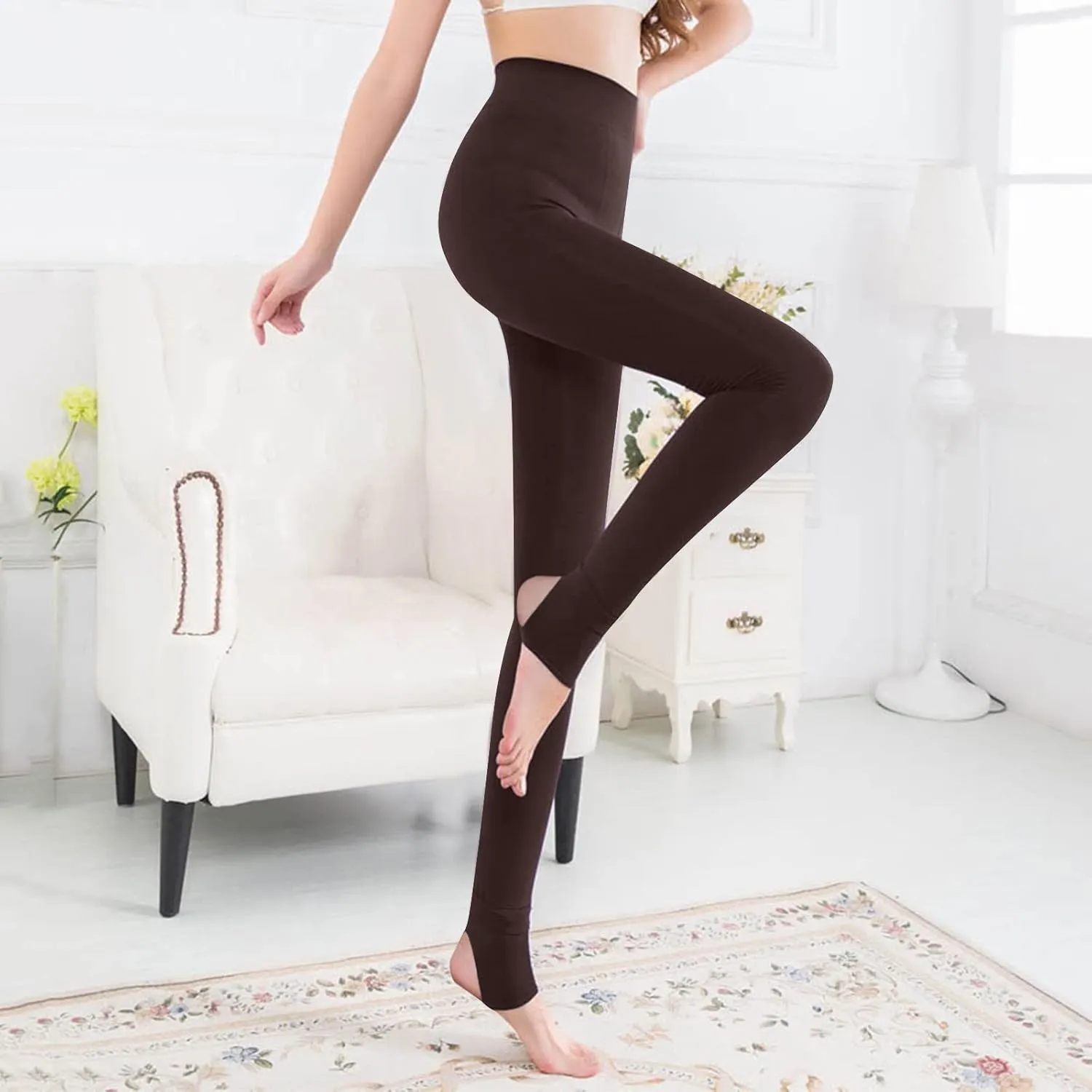 Women's Activewear Leggings Compression Soft Opaque Yoga Pants 7/8 High Waisted Workout Tummy Control Butt Lifting