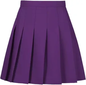 Womens Girls Pleated Tennis Skirts High Waisted A-line Skirt School Uniform Athletic Golf Skorts with Shorts,2T-4XL