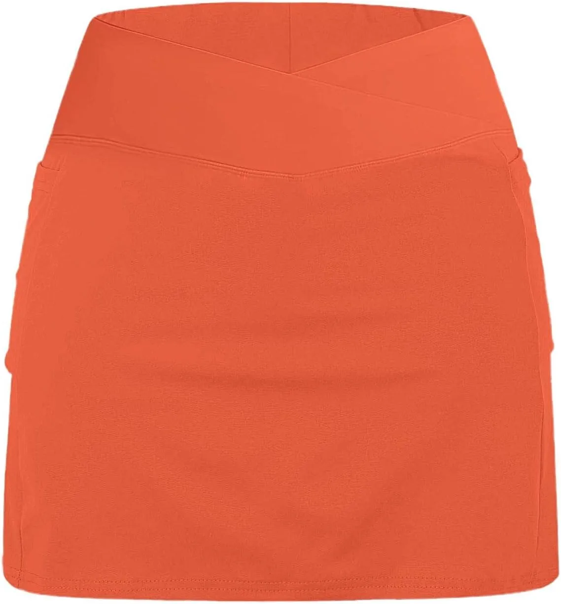Women's Golf Skirts with Shorts Crossover Athletic Tennis Skorts with Pockets Casual Workout Pickleball Mini Skort