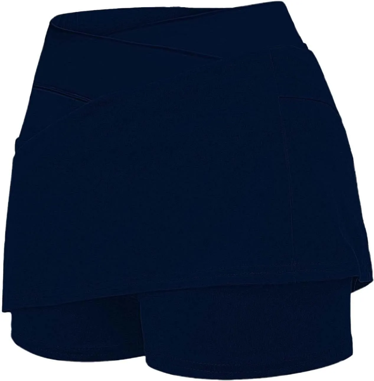 Women's Golf Skirts with Shorts Crossover Athletic Tennis Skorts with Pockets Casual Workout Pickleball Mini Skort