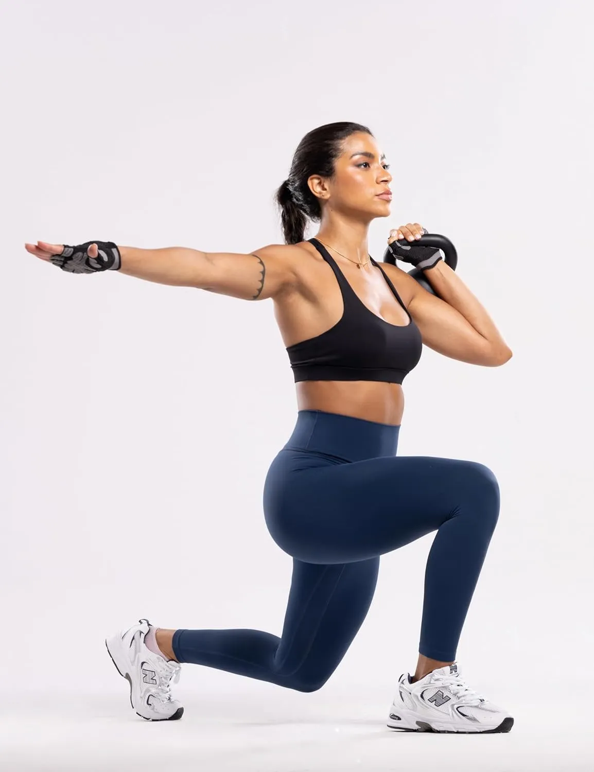 Workout Leggings for Women Yoga Pants 7/8 High Waisted Athletic Tights Silky Feeling Soft 25" Gym Activewear Lounge