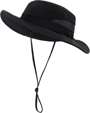 Zylioo 3XL/2XL/XL/L/M UV Boonie Sun Hat,Oversize Quick Dry Breathable Fishing Hats,UPF Cool Summer Hats with Strap